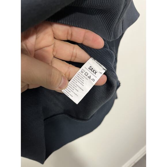 SAXX Down Time Hoodie M Sweatshirt Casual Normcore Streetwear Y2K 90s Sk8 Urban - Picture 8 of 16